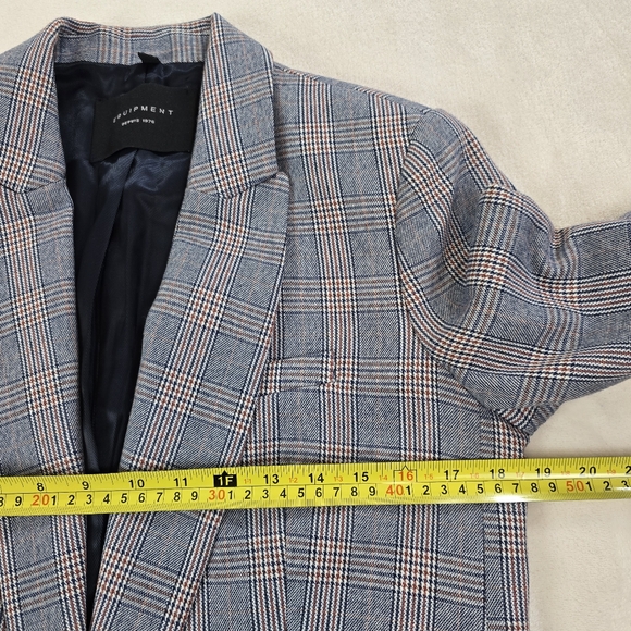 Equipment femme womens Jeanne blazer jacket. Size 8 - Picture 8 of 12